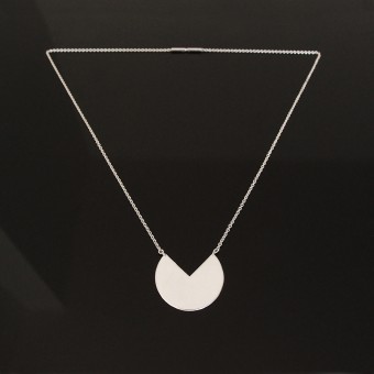 B KREB jewelry - 3 Q necklace - silber
