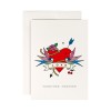 redfries eternal love – Klappkarte DIN A6 mit Umschlag, 3 Stück, Hochzeit