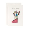 redfries sneaker vase – Klappkarte DIN A6 mit Umschlag, 3 Stück
