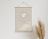 Mondkalender 2027 Poster Beige // ShellyCreates
