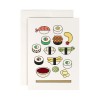 redfries sushi box – Klappkarte DIN A6 mit Umschlag, 3 Stück