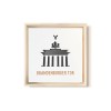 Stadtliebe® | 3D-Holzbild "Brandenburger Tor" veredelt mit CNC-Fräsung Schwarz Mit