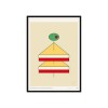 redfries bikini sandwich – Kunstdruck DIN A3
