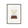 redfries filter coffee – Kunstdruck DIN A3