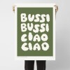 redfries bussi ciao olive – Kunstdruck DIN B2