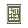 redfries bussi ciao olive – Kunstdruck DIN A4