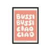 redfries bussi ciao salmon – Kunstdruck DIN A4
