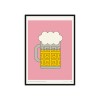 redfries mass beer – Kunstdruck DIN A3