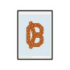 redfries pretzel – Kunstdruck DIN A3