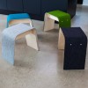 STADIG.stubenhocker Design Sitzhocker aus Holz mit Wollfilz