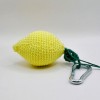 'Lemon Charm' gehäkelter Zitronen Anhänger von crroco studio