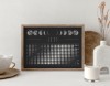 Mondkalender 2027 Poster Schwarz // ShellyCreates