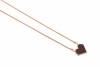 BeWooden Halskette mit Anhänger - Holz Detail - Motiv Herz - "Rose Necklace Heart"