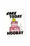 Klappkarte „Cake Today, Hooray!“ – Brunhilda