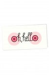 Klappkarte Oh Hello – Brunhilda