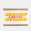 Riso-Poster Espresso Against Depresso & Magnetischer Aufhänger – Brunhilda