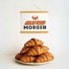 Riso-Poster Gluten Morgen & Magnetischer Aufhänger – Brunhilda