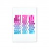 Riso-Poster Just Cry Man – Brunhilda Riso-Poster Just Cry Man – Brunhilda