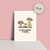 Geburt „Champignon ist geboren“ / Postkarte A6 3er-Set / issgut