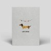 Postkarte - Geburtstag - Dackel - Nr. 21 - Naturbedacht