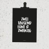 Love is the new black - Kalender 2025 ohne Klammer 
