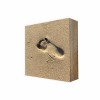 Stadtliebe® | Maritimes Cube-Bild „Barfuss am Strand“