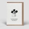 Klappkarte - Trauerkarte - Blumen - Nr. 267 - Naturbedacht