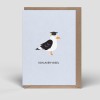 Klappkarte - Glückwunsch zum Abschluss - Schlauer Vogel - Nr. 281 - Naturbedacht