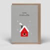 Klappkarte - Weihnachten - Haus - Nr. 292 - Naturbedacht