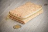 Handgefertigte dreifache Geldbörse, Portemonnaie aus Kork, einmalige Geschenke, Geldbeutel Damen/ Herren, Brieftasche mit Kartenfächern