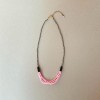 IDA PING JEWELRY // PINKY ZEBRA Halskette aus Miyuki Glasperlen