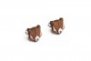 BeWooden Ohrringe - Ohrstecker aus Holz - Bear Earrings