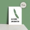 Geburtstag „Alles Gurke“ / Postkarte A6 3er-Set / issgut