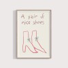 A pair of nice shoes – Print von Lavanda Posters