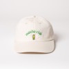 Matcha Club Premium Dad Cap - beige & green - arrel