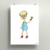 ANANAS MAN - Art Print A3 // FUNST Studio, Verena Senn