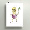 LAUCH MAN - Art Print A3 // FUNST Studio, Verena Senn