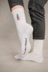Astra | Bestickte Bio Baumwoll Socken | Fashion Drinks