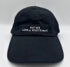 PAY ME LIKE A WHITE MAN - Unisex Dad Cap in Black & White - arrel