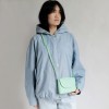 alexbender Minitasche echt Leder Flashy Mint