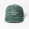 hi. don't be racist. thanks. Unisex Dad Cap - Vintage Green & Cream - arrel