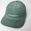 Dog Life Balance Premium Cord Dad Cap - Green & Cream