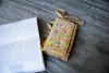 Schultertasche damen / Clutch aus Kork mit Farb-Akzenten BY COPALA