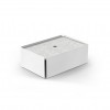 Charge-Box Ladestation Weiß / Filz Marble Meliert