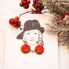 nathys_illustration Ohrringe "cherry Chic" 1,5cm