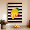 vonSUSI Fine Art Poster mit Zitrone "Ciao", Din A4-A1