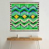 Jahresplaner 2025 Classic grün / Kilim