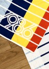 Haus der Riso - Strandtuch 1986 - Jacquard Yarn Dyed