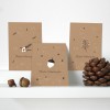 Designfräulein // Weihnachtskarten // 3er-Set // White Berries