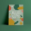 Designfräulein // Postkarte // Alles Gute